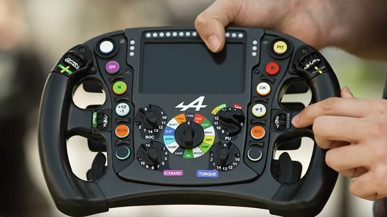 Το τιμόνι της Formula 1 είναι ολόκληρη επιστήμη